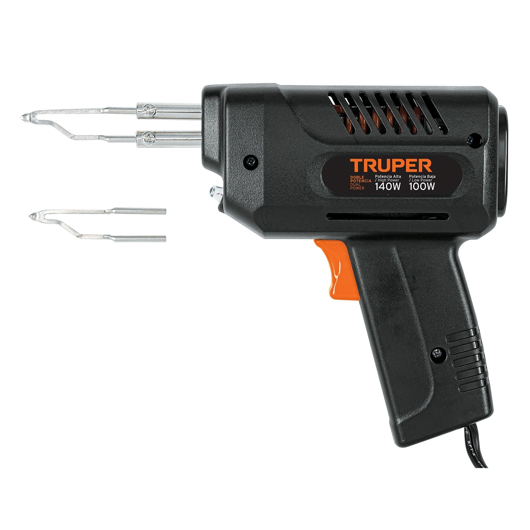 Cautin 140 W tipo pistola con 2 temperaturas, Truper