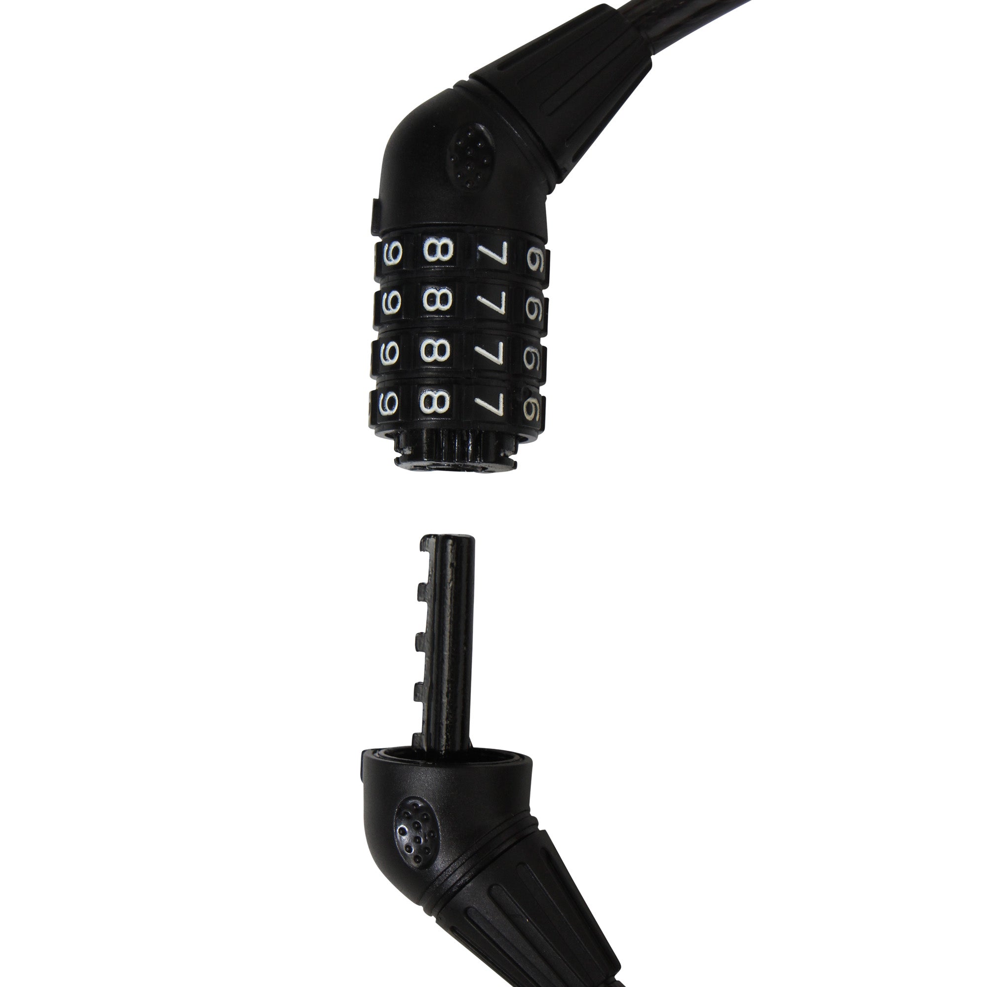 Cable candado de combinación 4 dígitos  (65 cms)