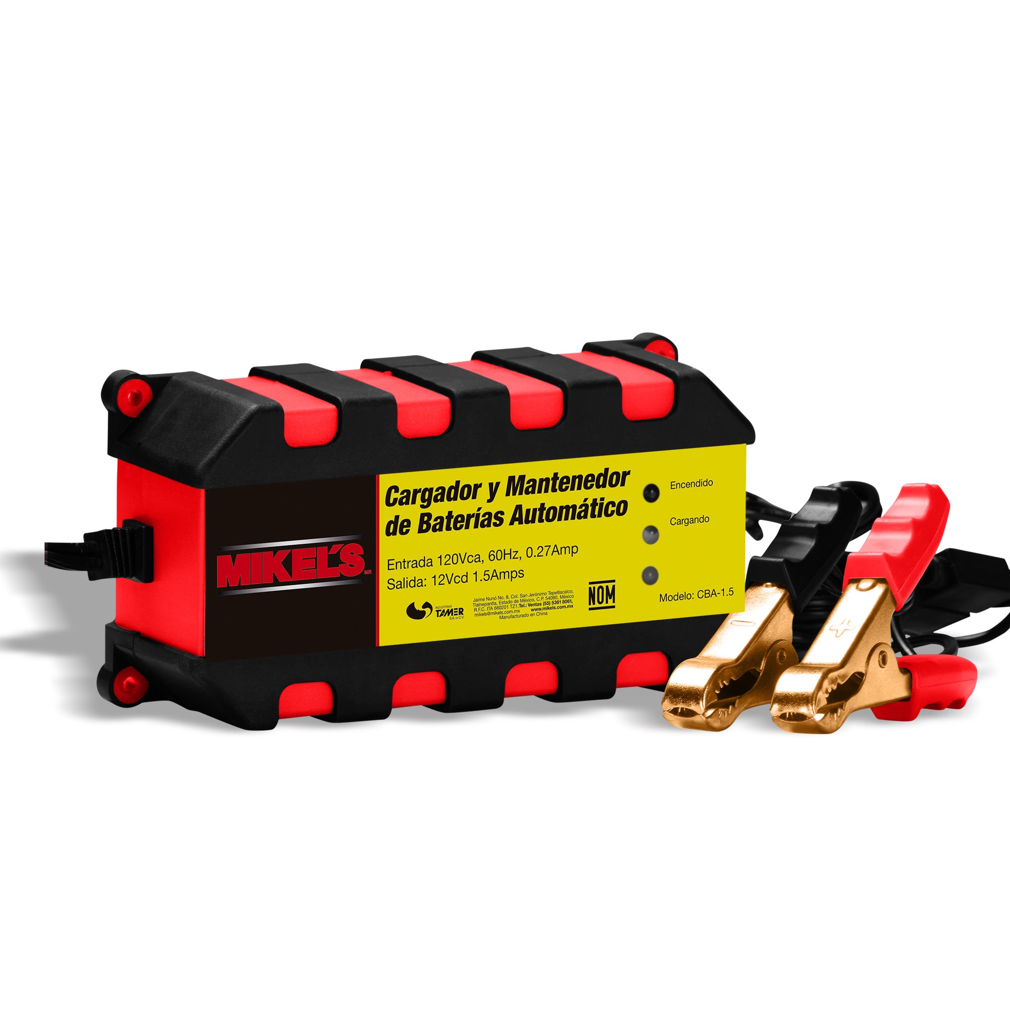 Cargador baterías automático (2 amp)