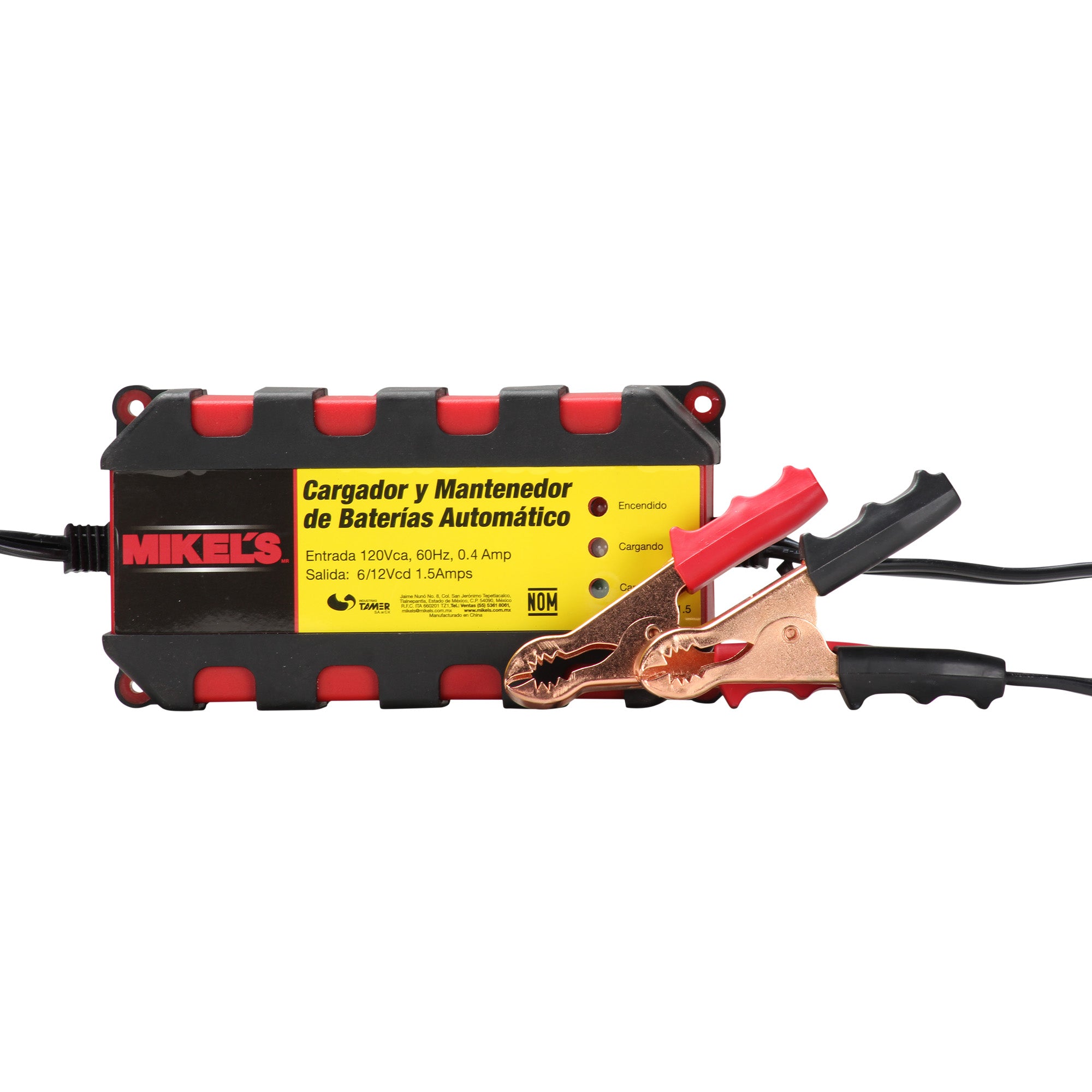 Cargador baterías automático (2 amp)