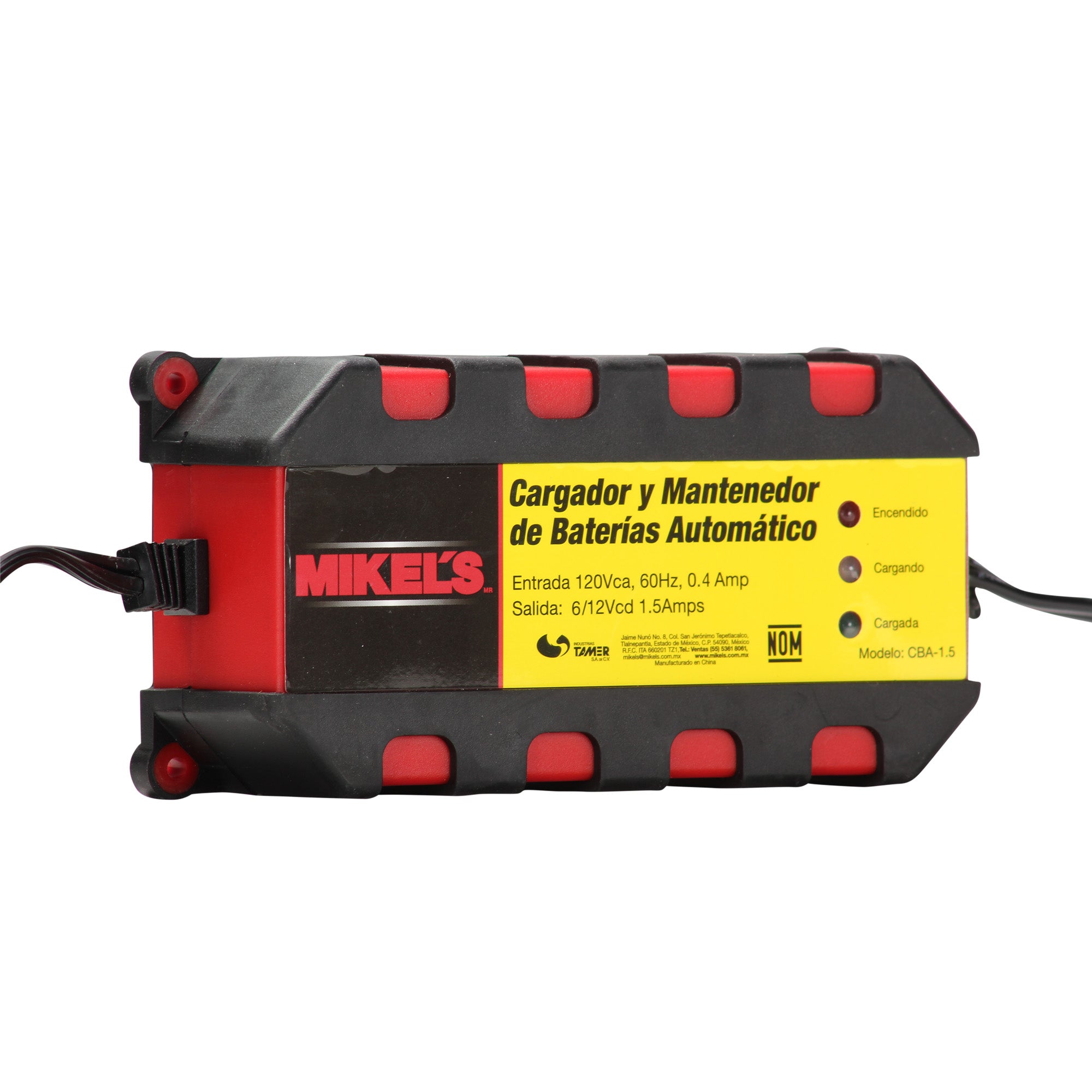 Cargador baterías automático (2 amp)
