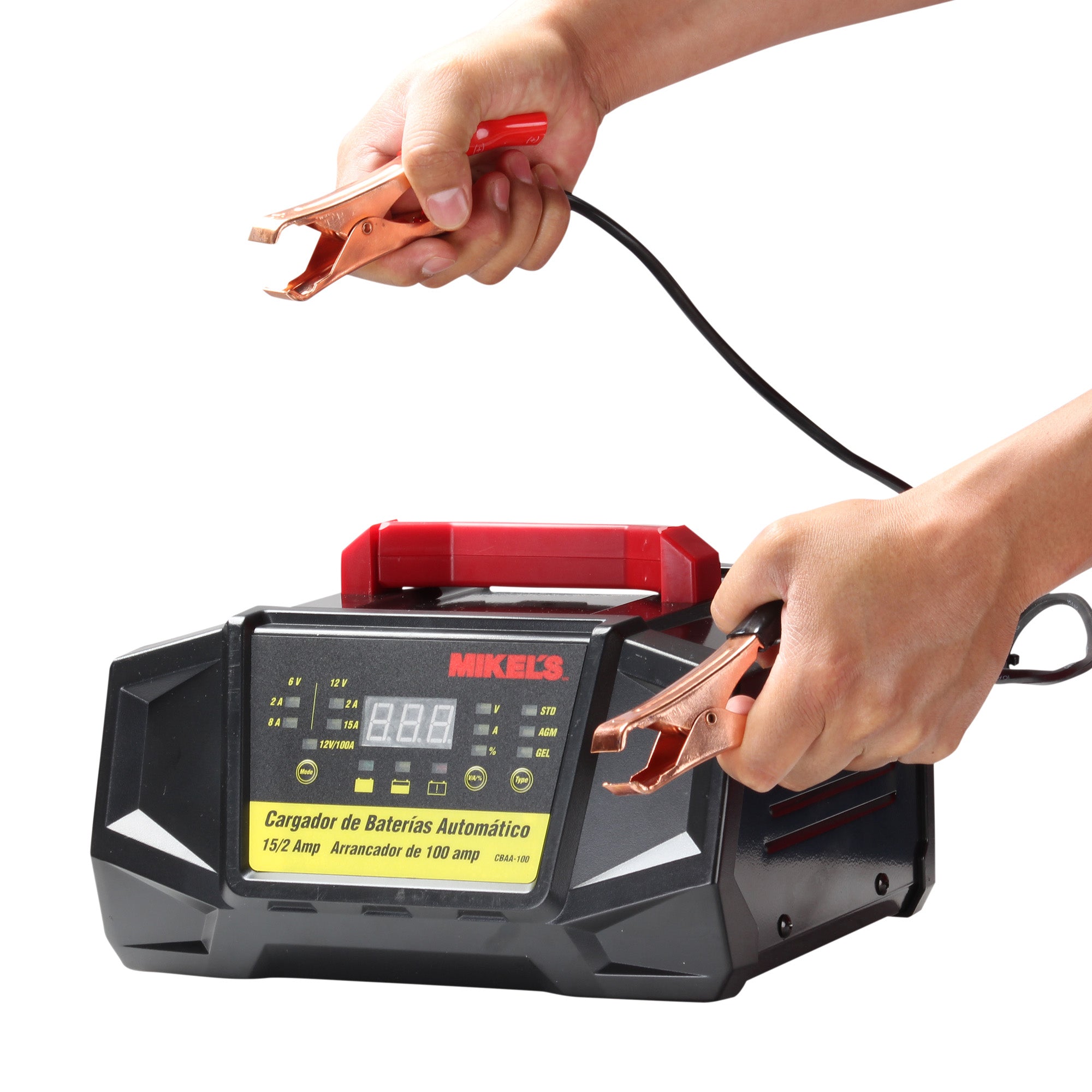 Cargador de baterías con arrancador (2/15/100 amp)