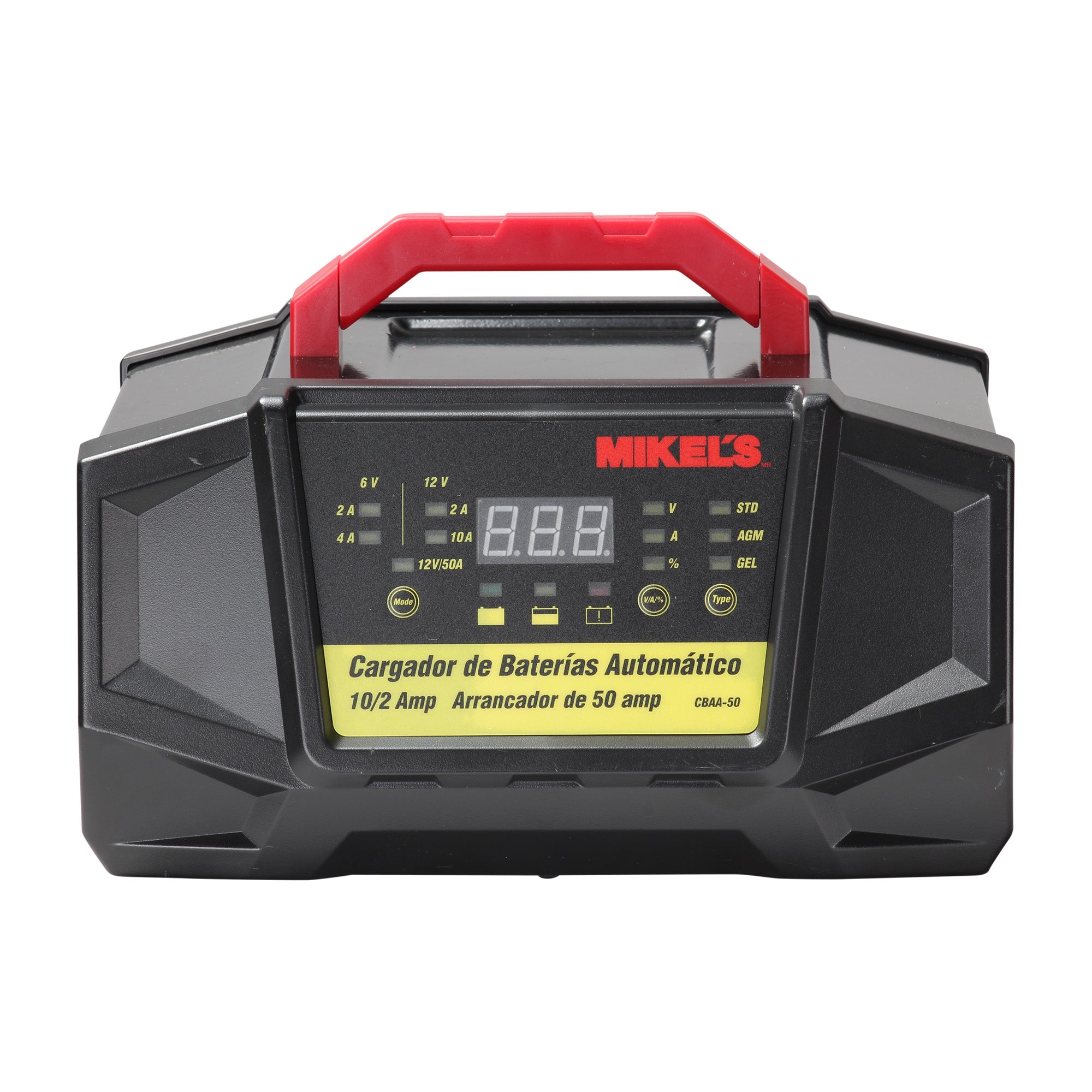 Cargador baterías automático con arrancador (2/10/50 amp)