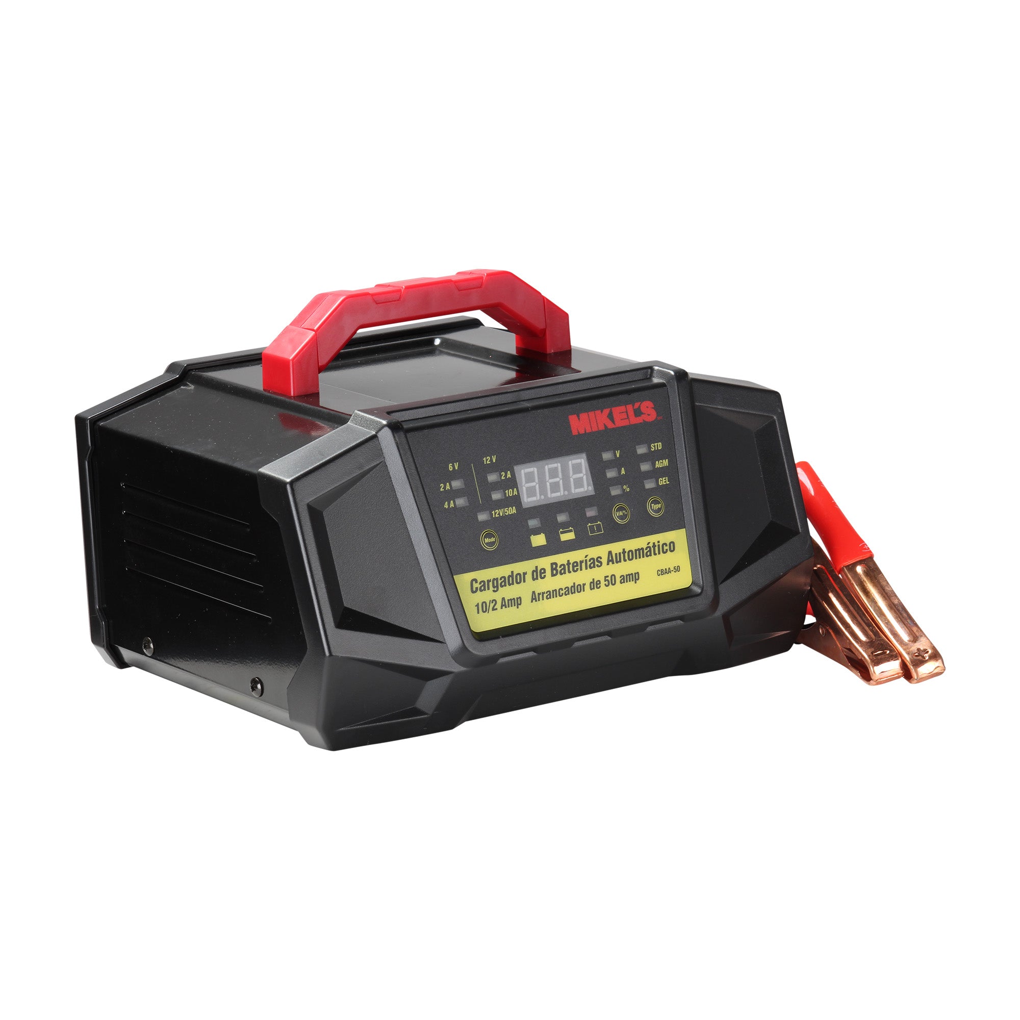 Cargador baterías automático con arrancador (2/10/50 amp)