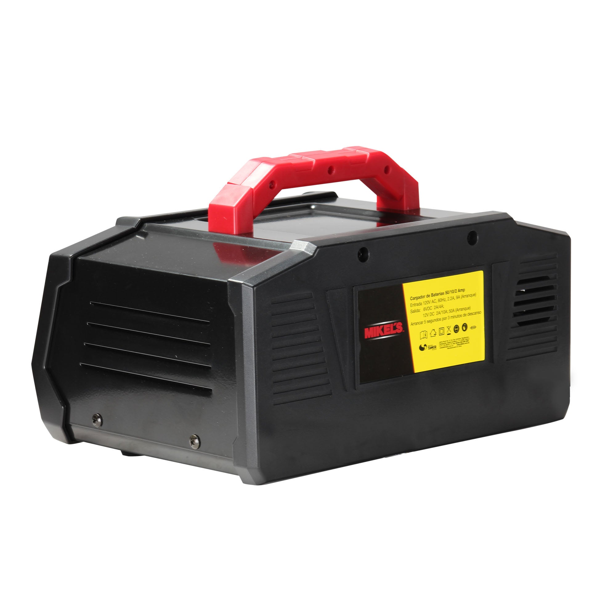 Cargador baterías automático con arrancador (2/10/50 amp)