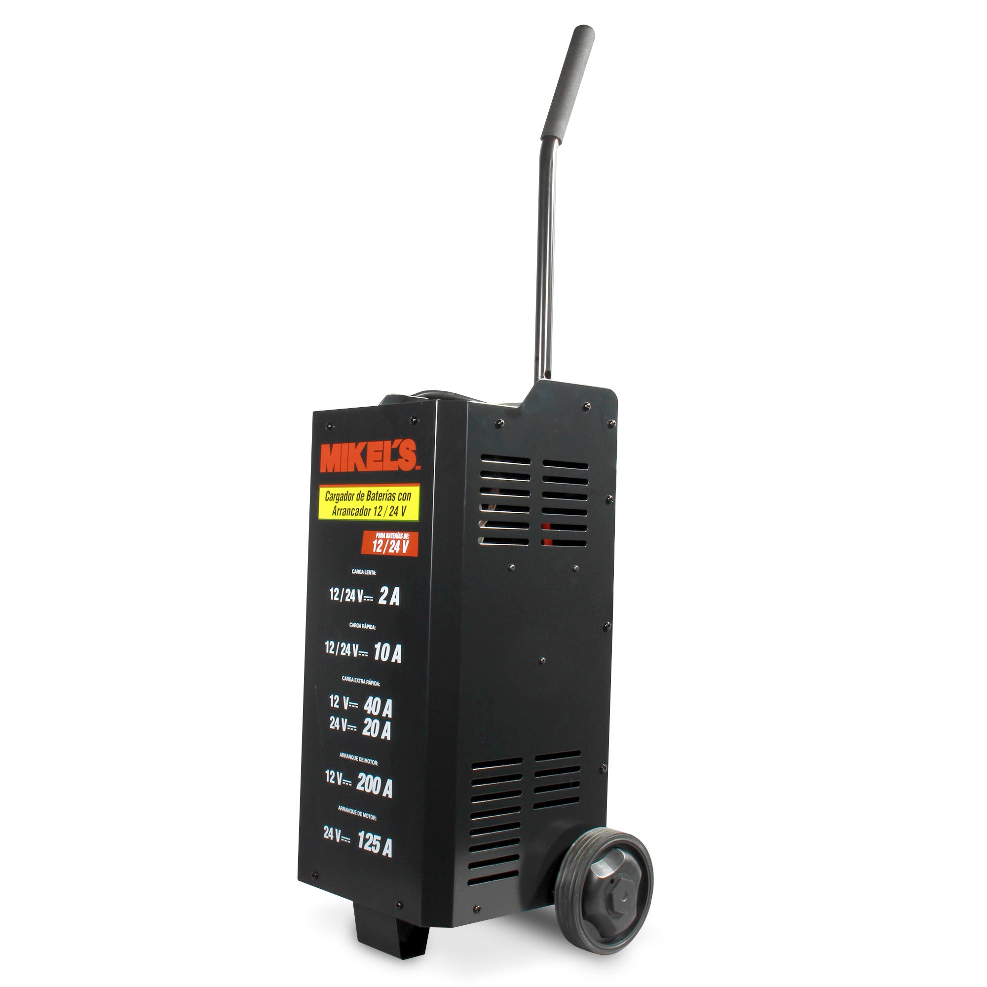 Cargador para baterías 12/24 V con arrancador