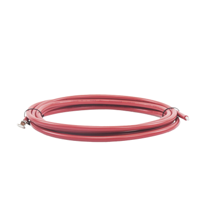 EPCOM POWERLINE - Cable para Controlador 3.0 m, Rojo, Calibre 8 AWG con Terminal de Ojo en un Extremo