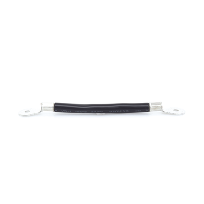 EPCOM POWERLINE - Cable para Baterías, 0.2m, Negro, Calibre 2 AWG con Terminales de Ojo en Ambos Extremos