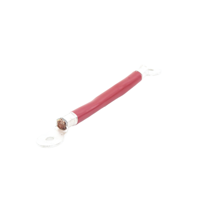 EPCOM POWERLINE - Cable para Baterías, 0.2 m, rojo, Calibre 2 AWG con Terminales de Ojo en Ambos Extremos