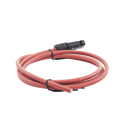EPCOM POWERLINE - Cable Fotovoltaico, 1.5 m, Rojo, Calibre 10 AWG con Terminal MC4-M en un Extremo
