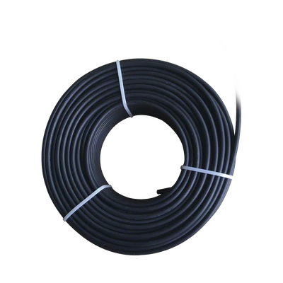EPCOM POWERLINE - Cable Fotovoltaico Negro / Cobre Estañado / 6 mm² (10 AWG) / 2000V / Rollo de 50 m / / UL 4703 y TUV