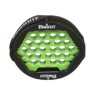 PANDUIT - Herramienta Para Peinado y Organización de Cables, Incluye Organizador Verde Para Diámetros de Cables de 4.6 a 6.3 mm (0.18 a 0.25 Pulgadas) y Amarillo Para 5.9 a 7.9 mm (0.23 a 0.31 Pulgadas)