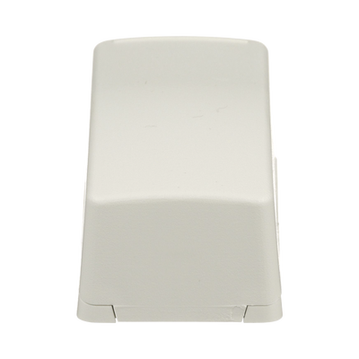 PANDUIT - Caja de Montaje en Superficie, Para 1 Módulo Mini-Com, Color Blanco Mate