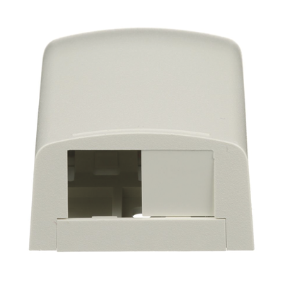 PANDUIT - Caja de Montaje en Superficie, Para 2 Módulos Mini-Com, Color Blanco Mate