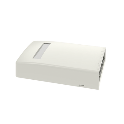 PANDUIT - Caja de Montaje en Superficie, Para 4 Módulos Mini-Com, Color Blanco Mate