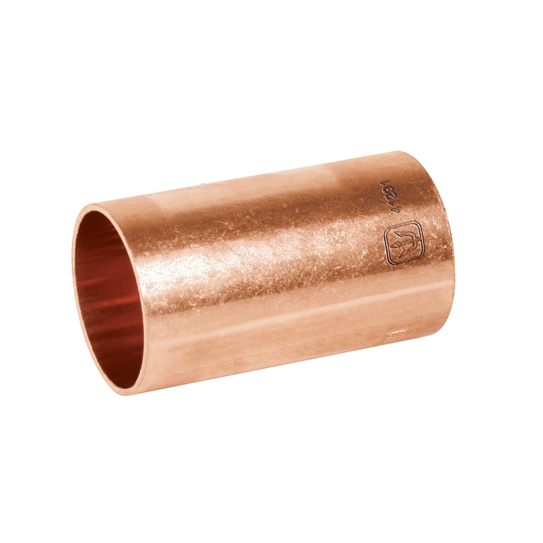 Cople de cobre 3/4', sin ranura, FOSET