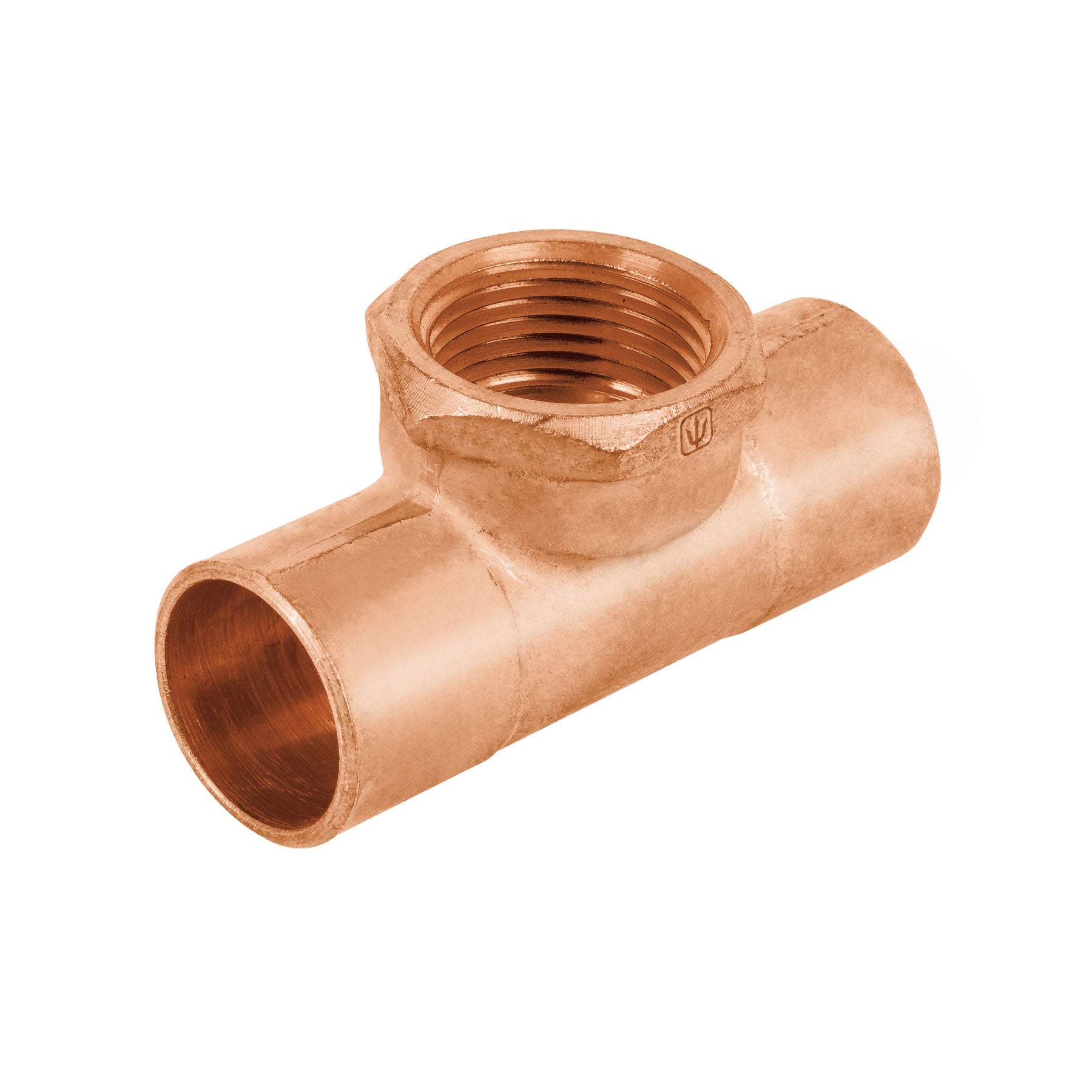 Tee de cobre rosca interior central 3/4', FOSET