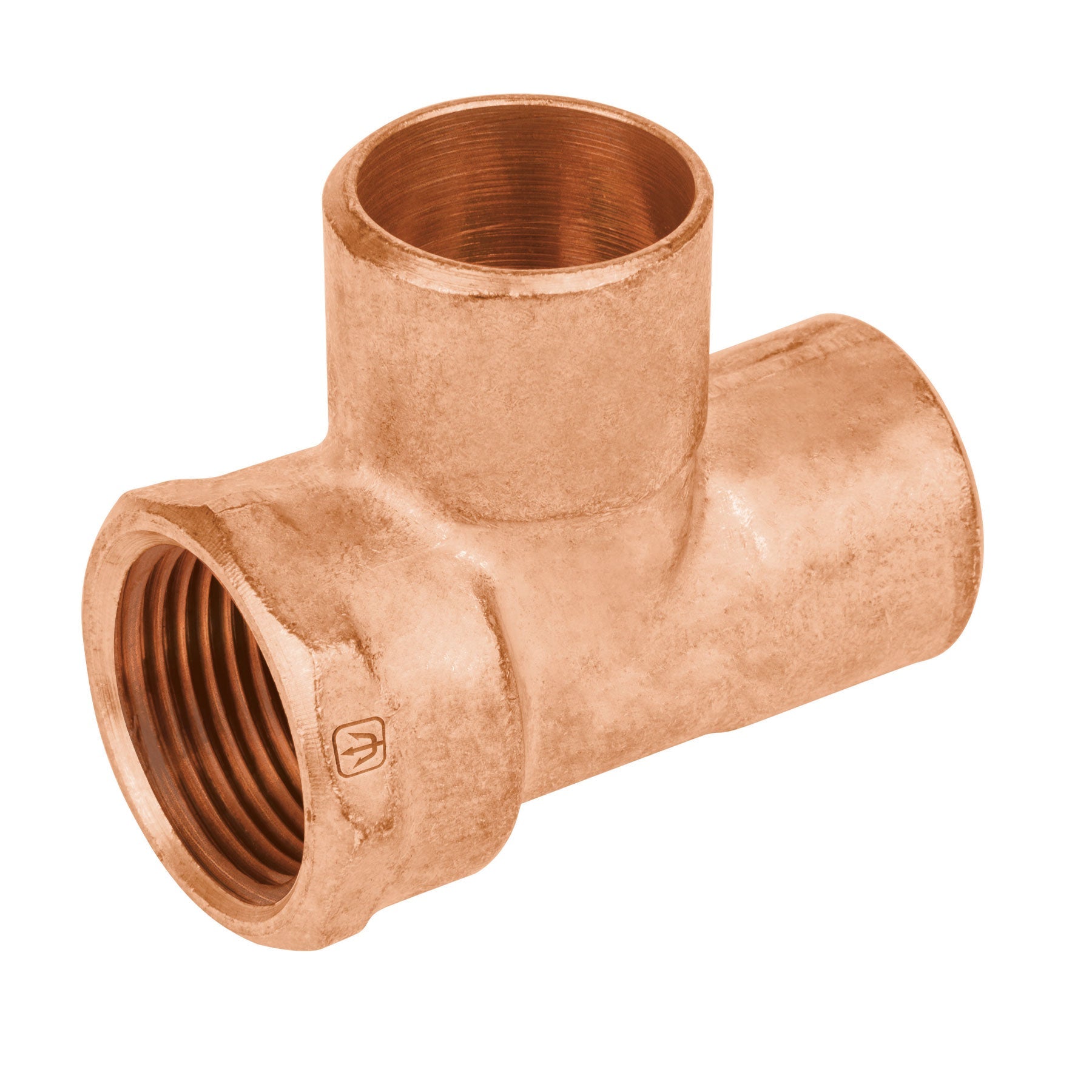 Tee de cobre rosca interior lateral 3/4', FOSET