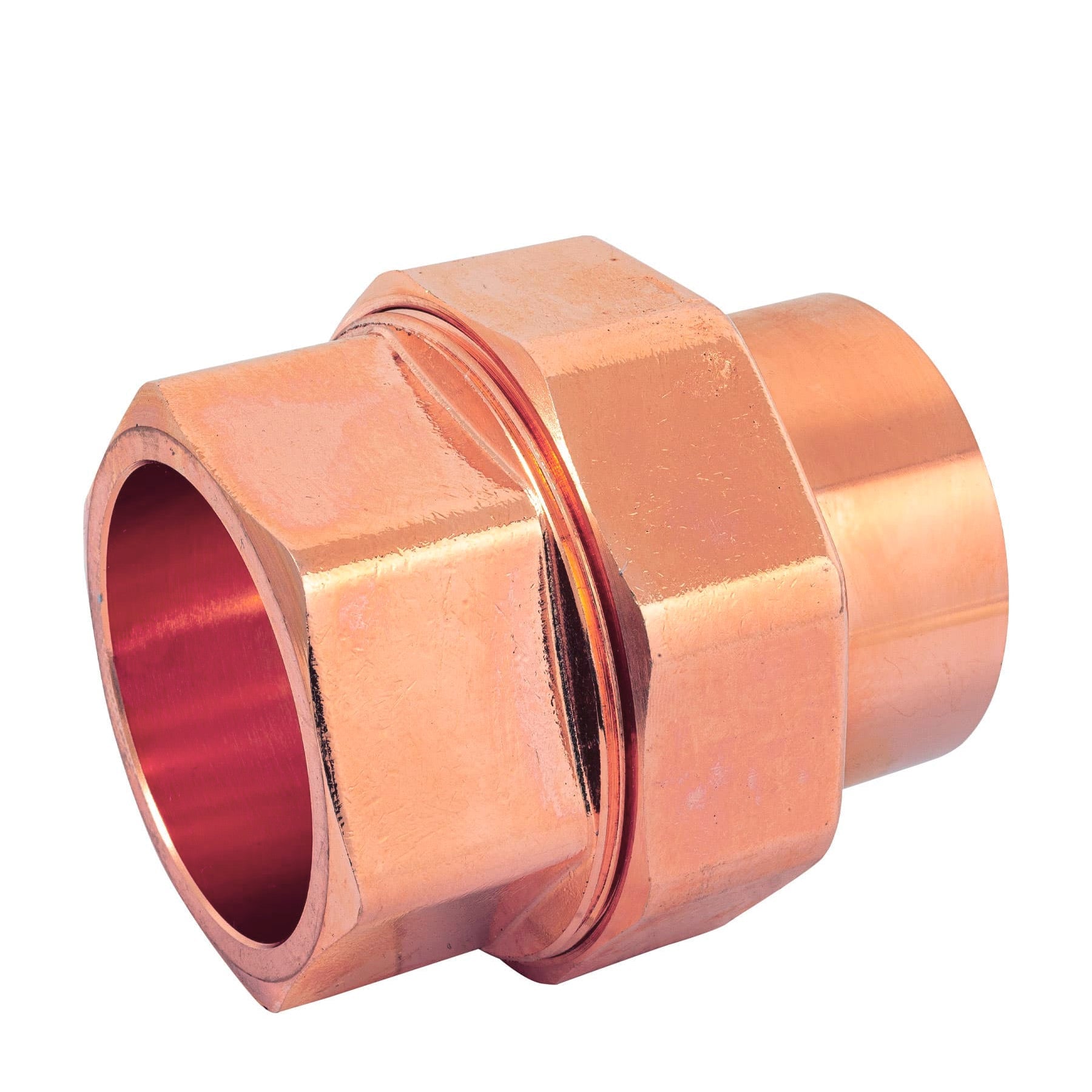 Tuerca union de laton cobrizado 2', FOSET