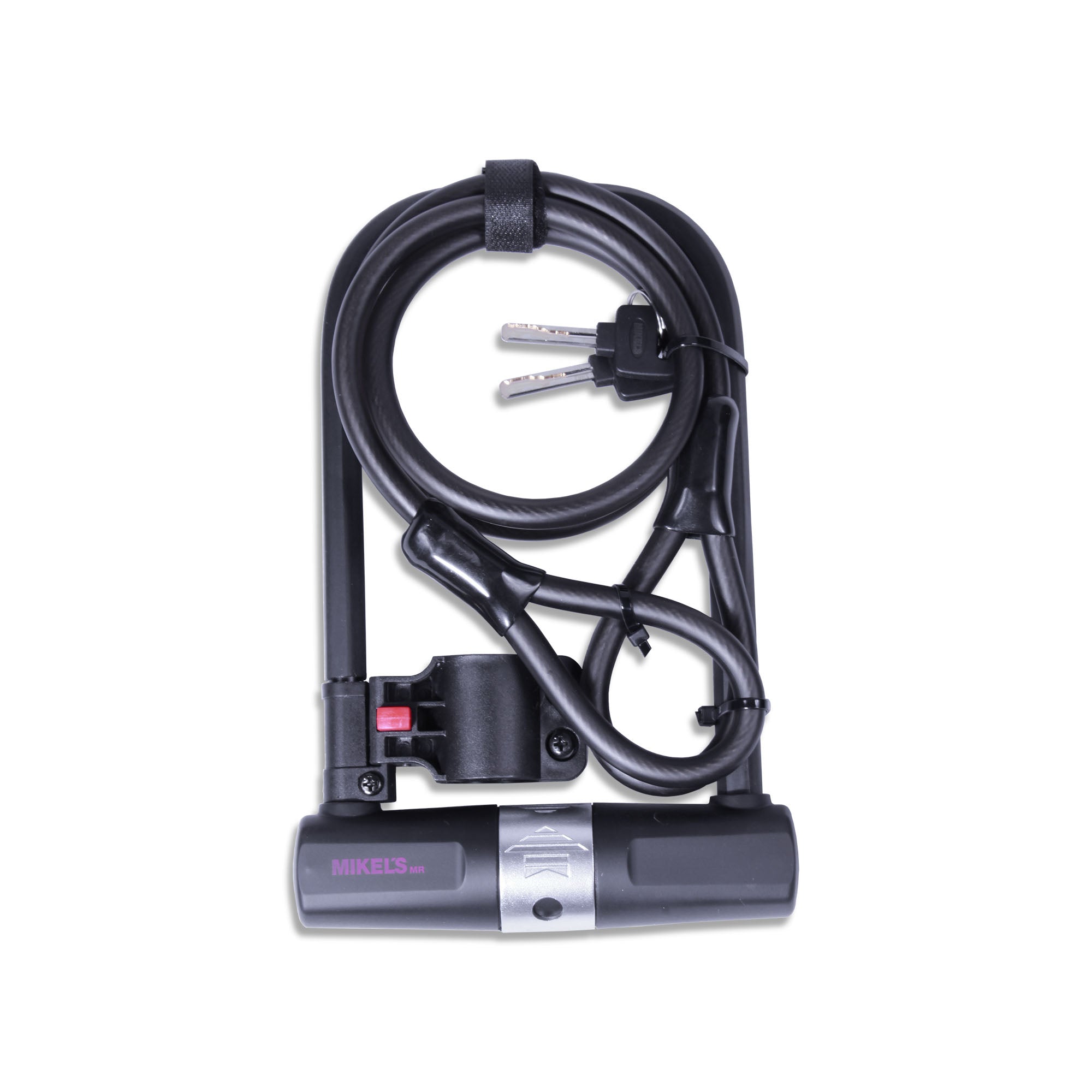 Cable candado tipo U, rígido 12 Mm (cable 1.2 mts)