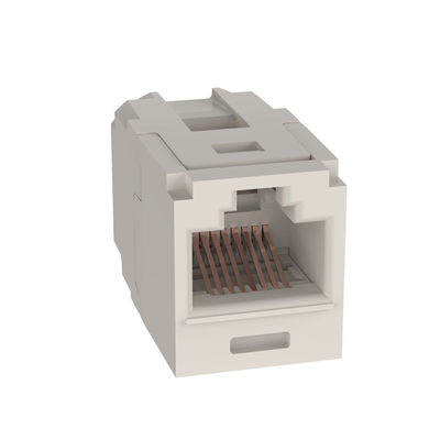 PANDUIT - Módulo Acoplador RJ45 a RJ45, Mini-Com, Categoría 6, Color Blanco Mate