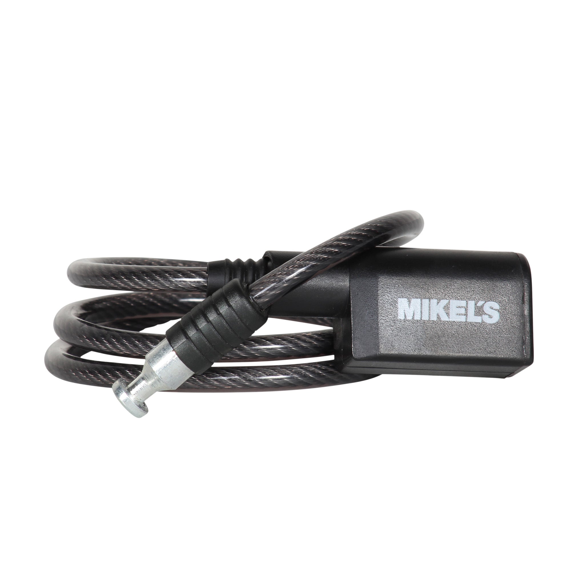 Cable candado en espiral con llaves (80 cms)