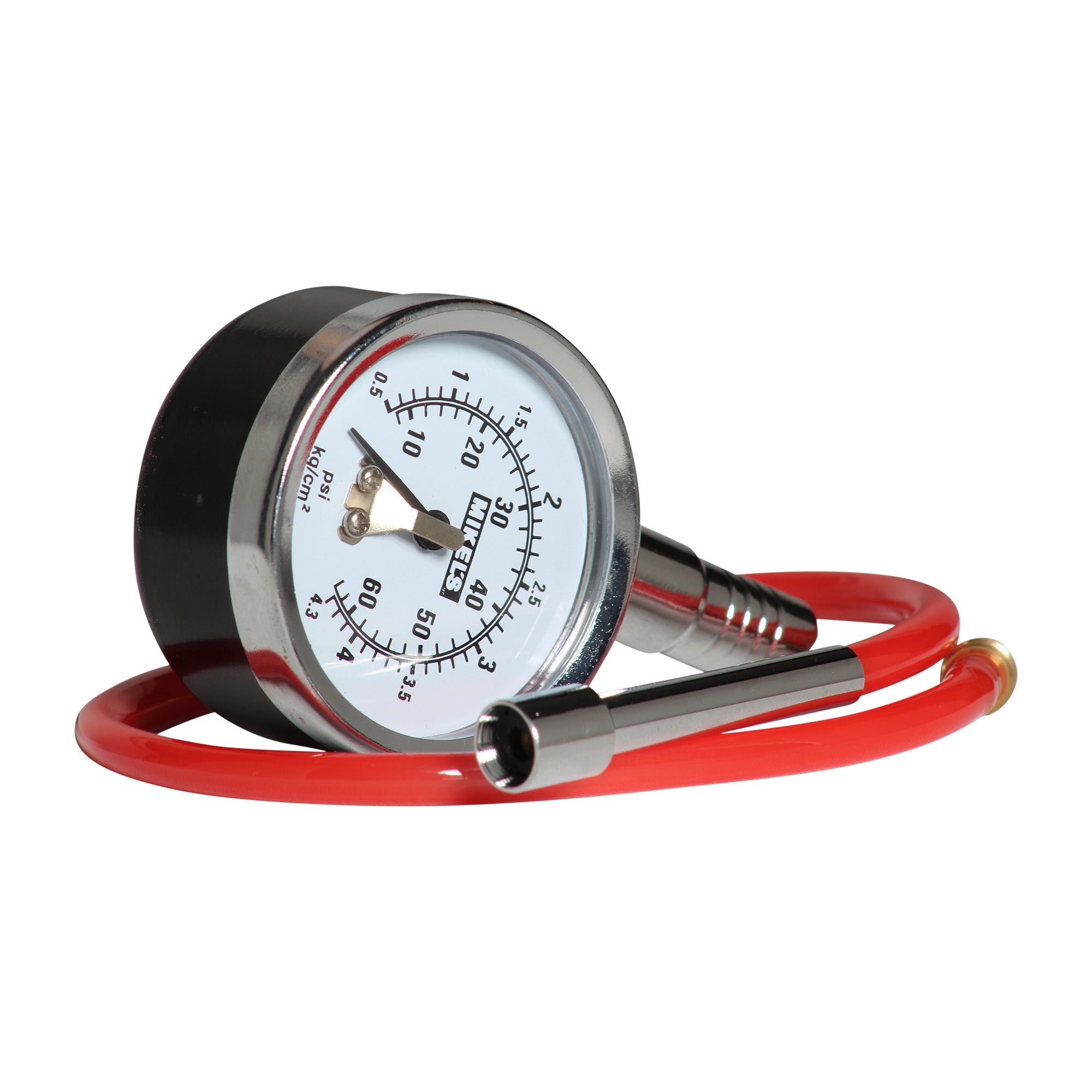 Calibrador de carátula profesional HD cromado rango (0-160 PSI)