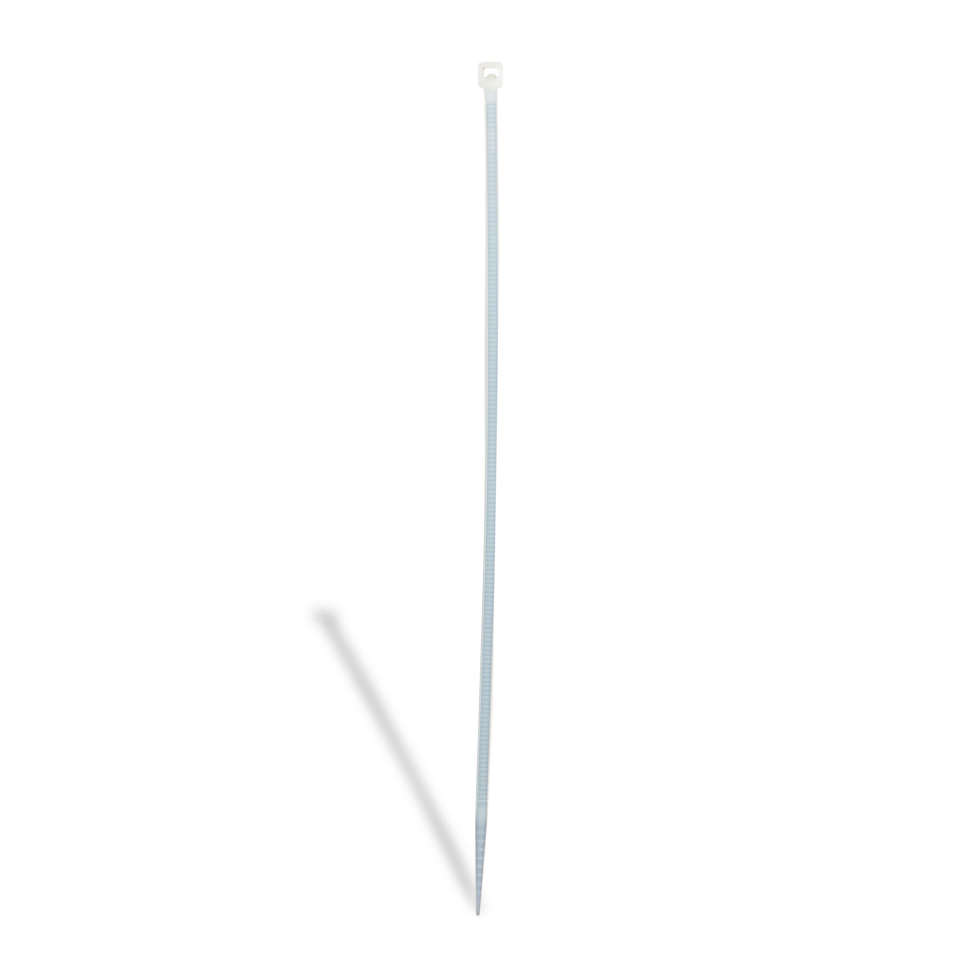 Cinchos de plástico 2.5x190 mm, 100 pzas,  Blanco