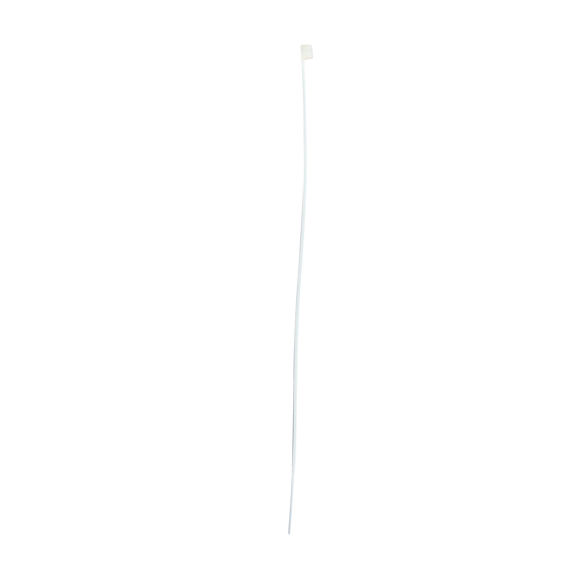 Cinchos de plástico 2.5x190 mm, 100 pzas,  Blanco