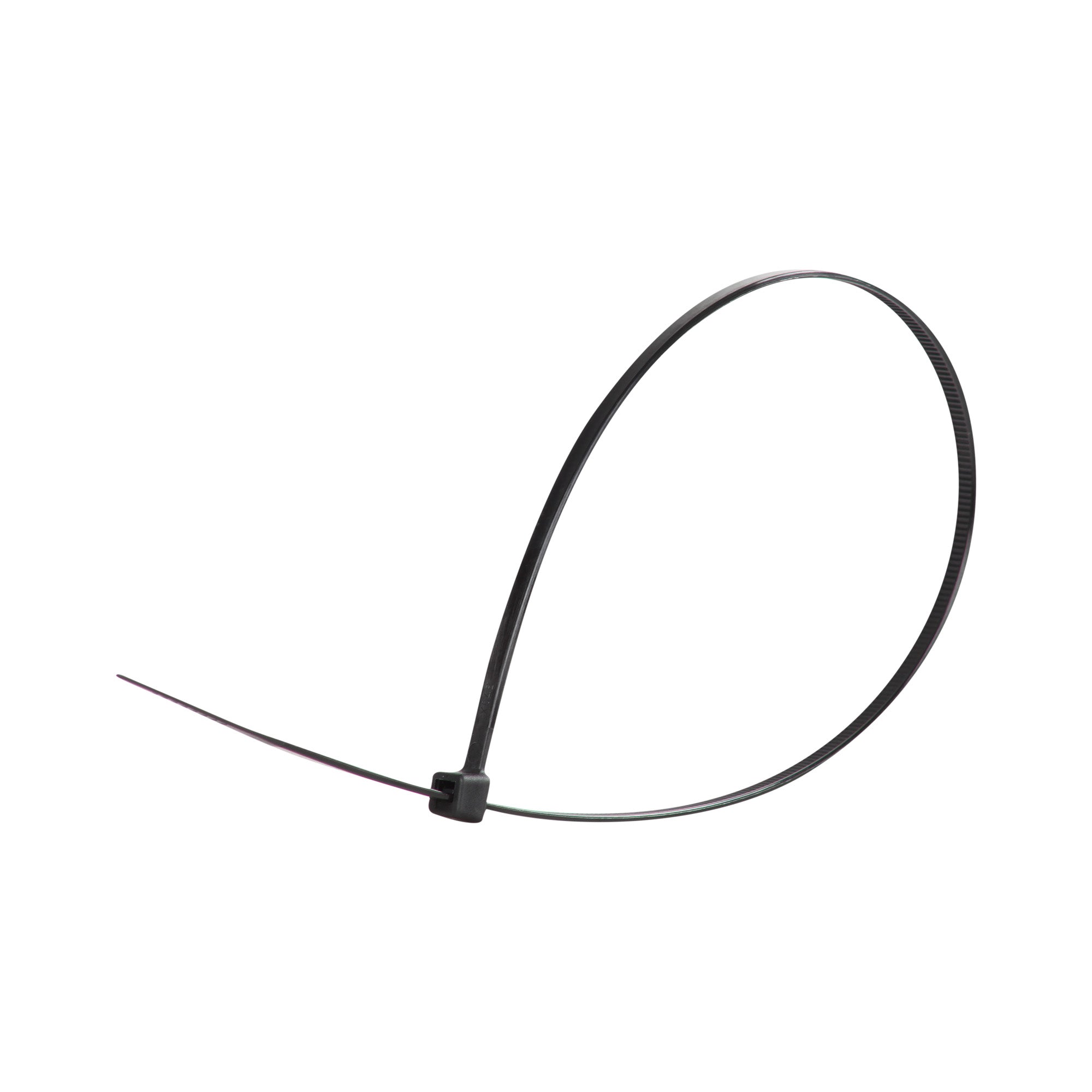 Cinchos de plástico 4.6x370 mm, 100 pzas, Negro