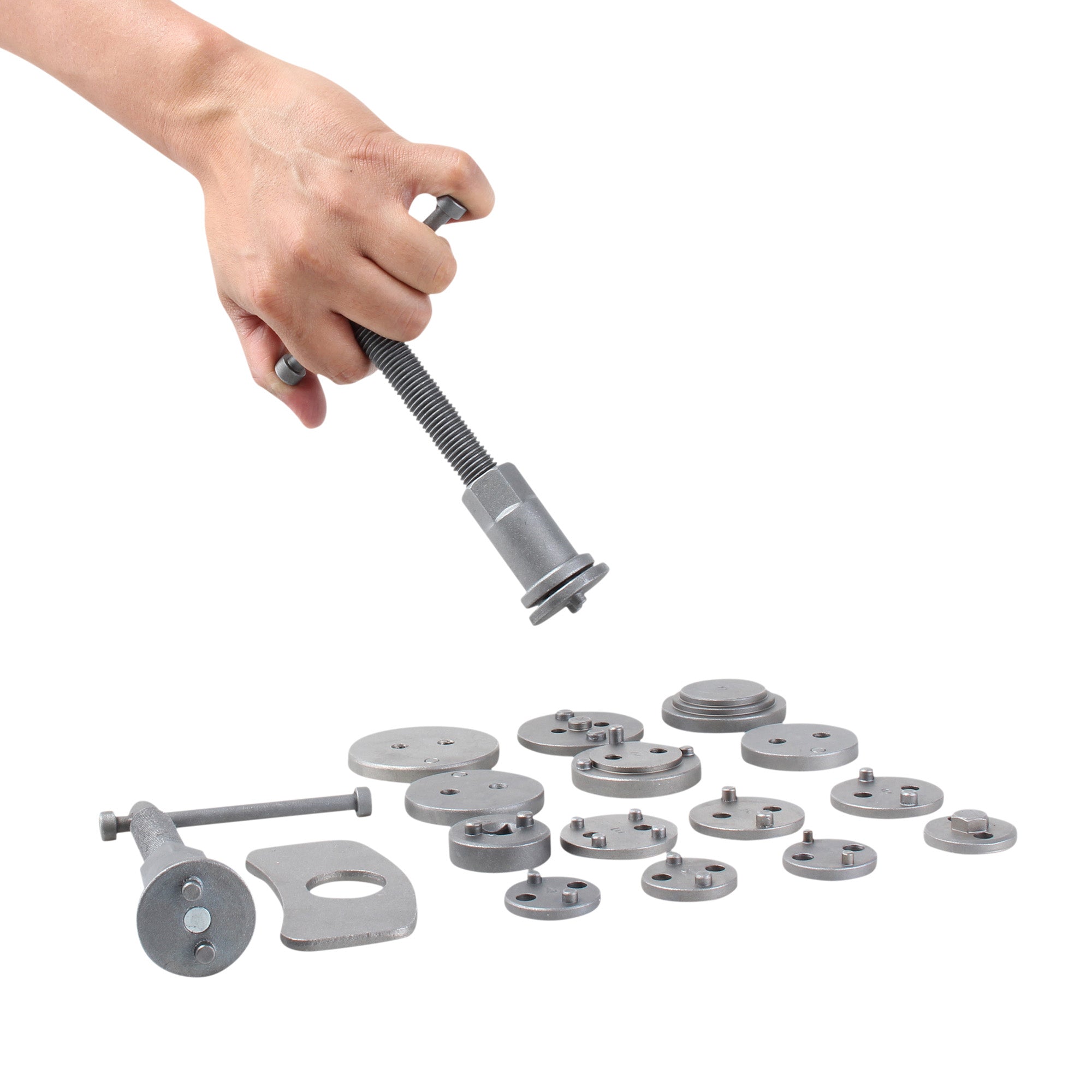 Kit calibrador de discos para frenos