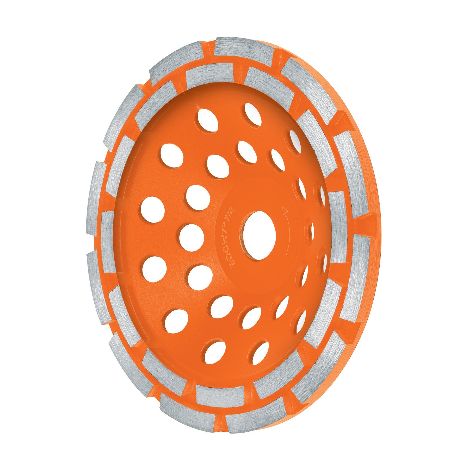 Copa de diamante doble hilera 7' x 7/8', TRUPER