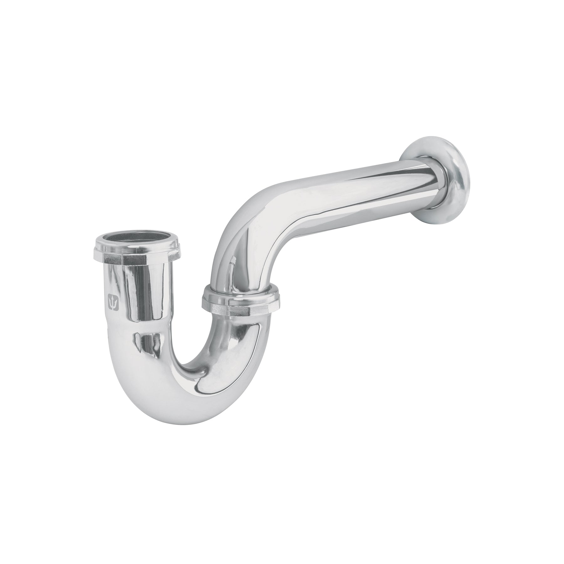 Cespol 1-1/2', sin contra, laton cromo, para fregadero