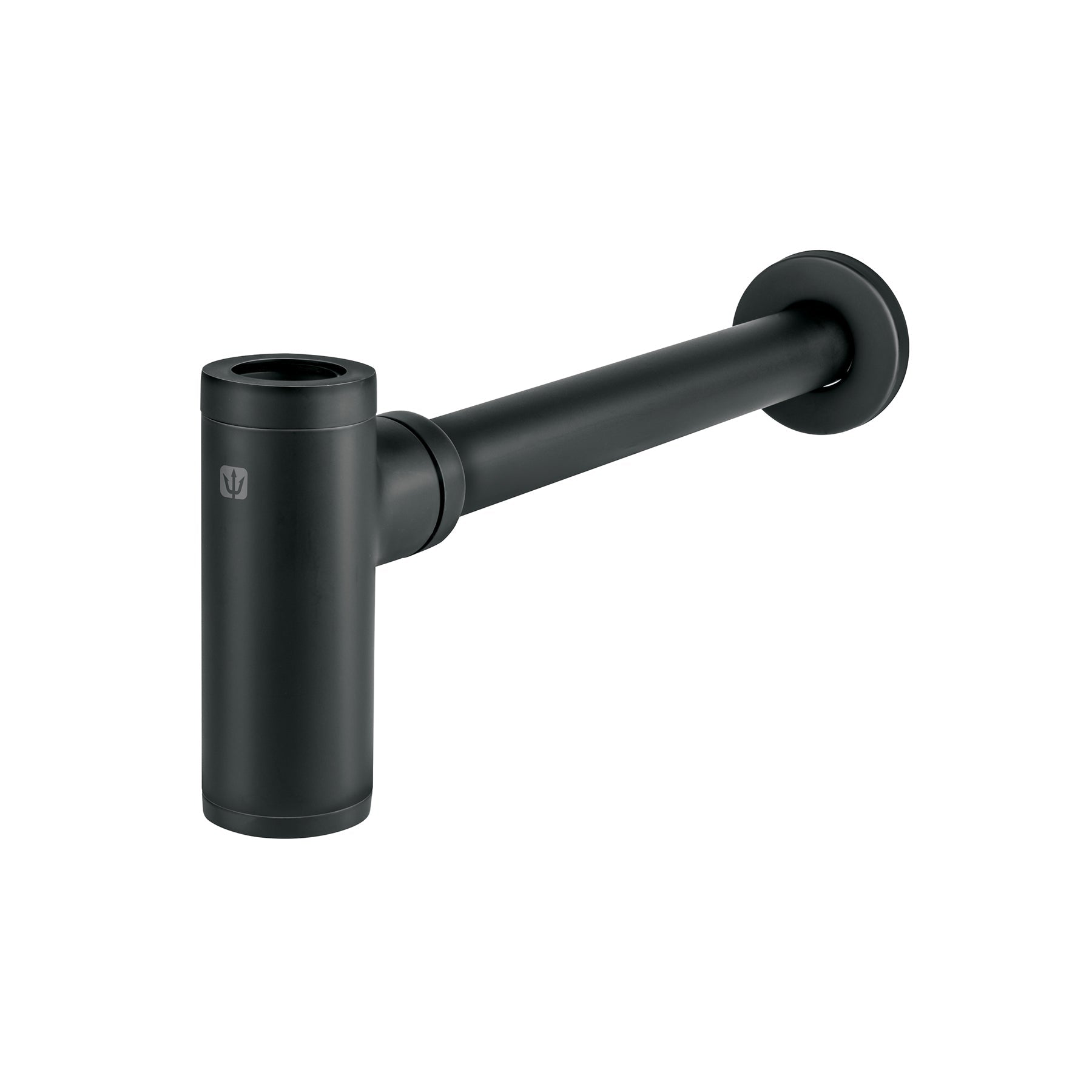Cespol de bote minimalista 1 1/4', negro, para lavabo, Foset