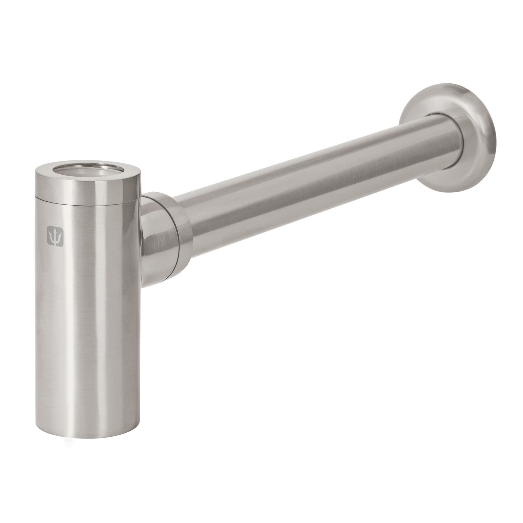 Cespol de bote minimalista 1 1/4', satin, para lavabo, Foset