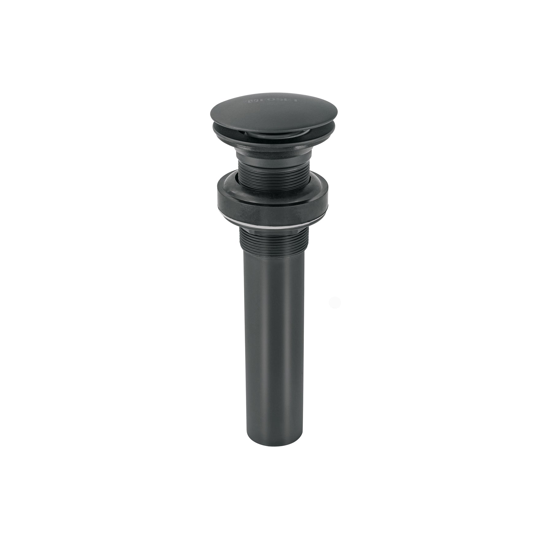 Contra p/lavabo, 1-1/4', sin rebosadero, hongo, laton, negro