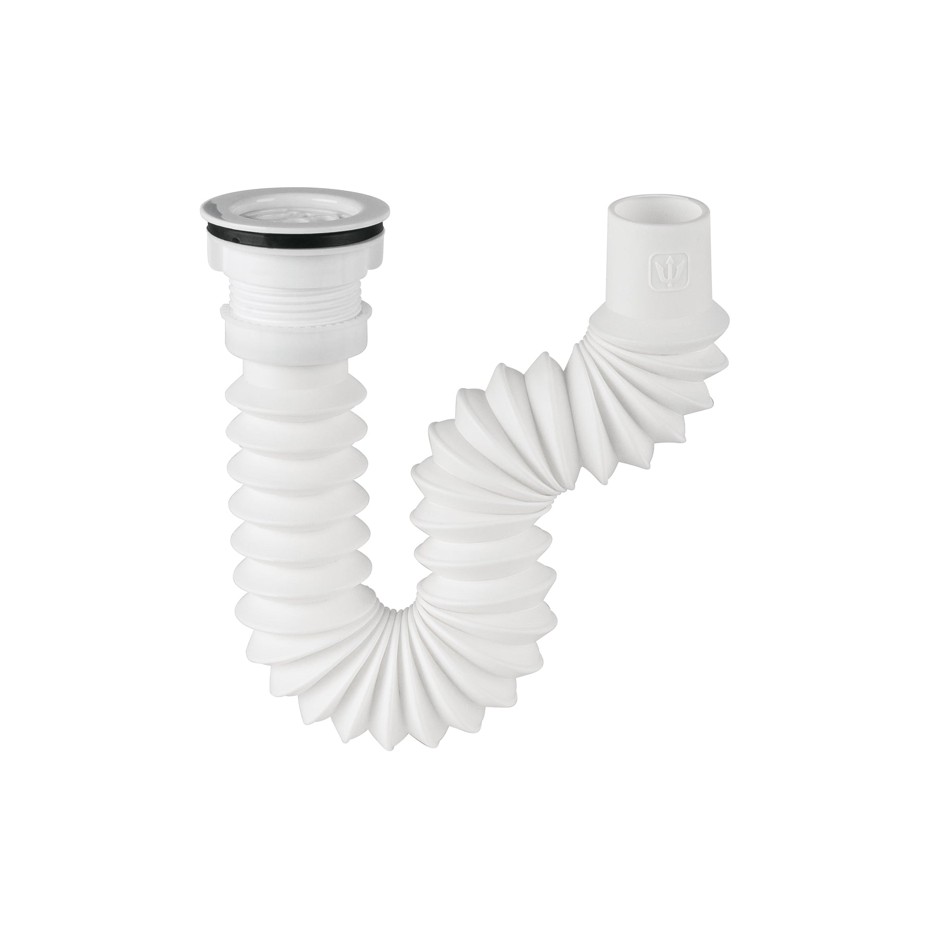 Cespol flexible 1 1/2', contra, polipropileno para fregadero