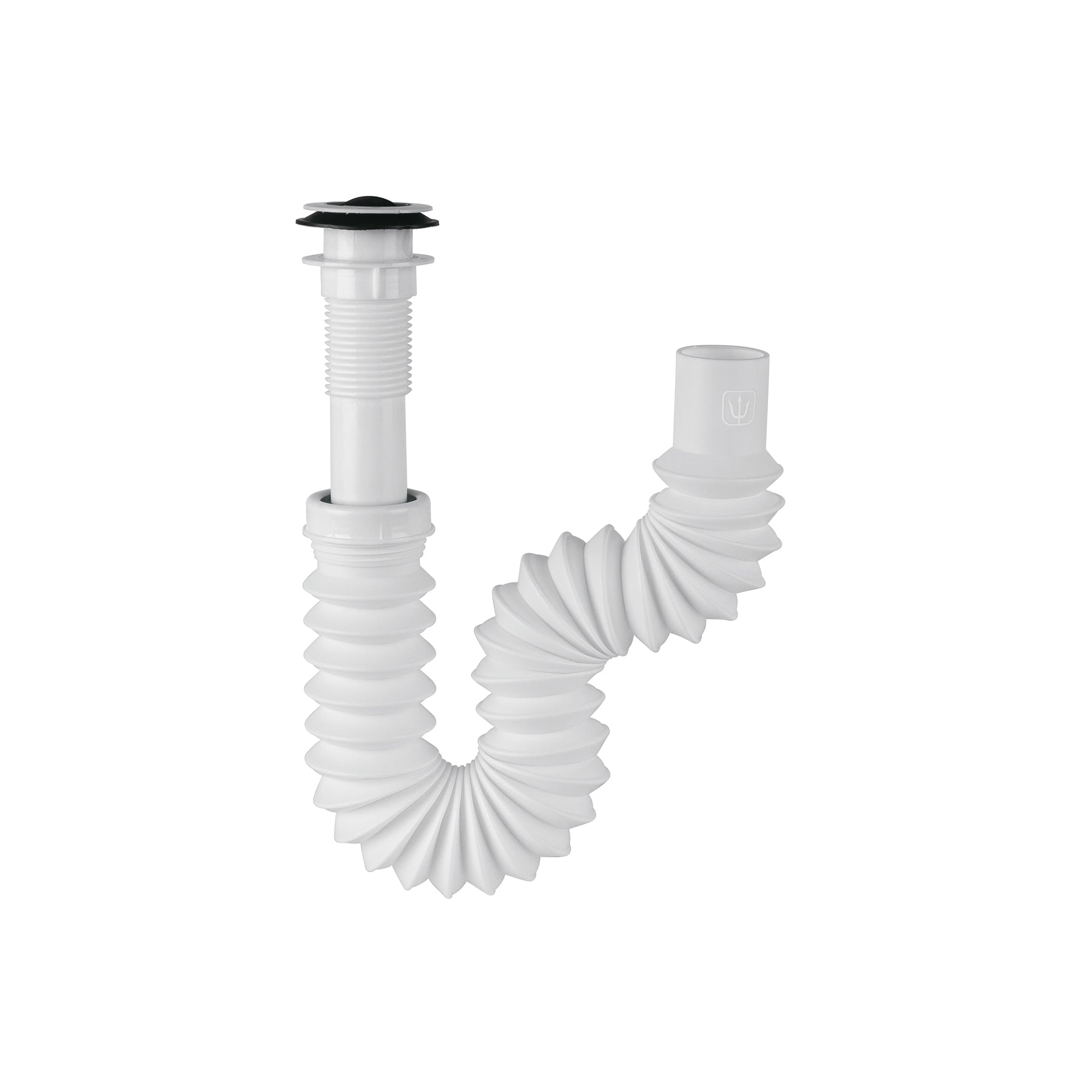 Cespol flexible 1-1/4', contra, polipropileno, para lavabo