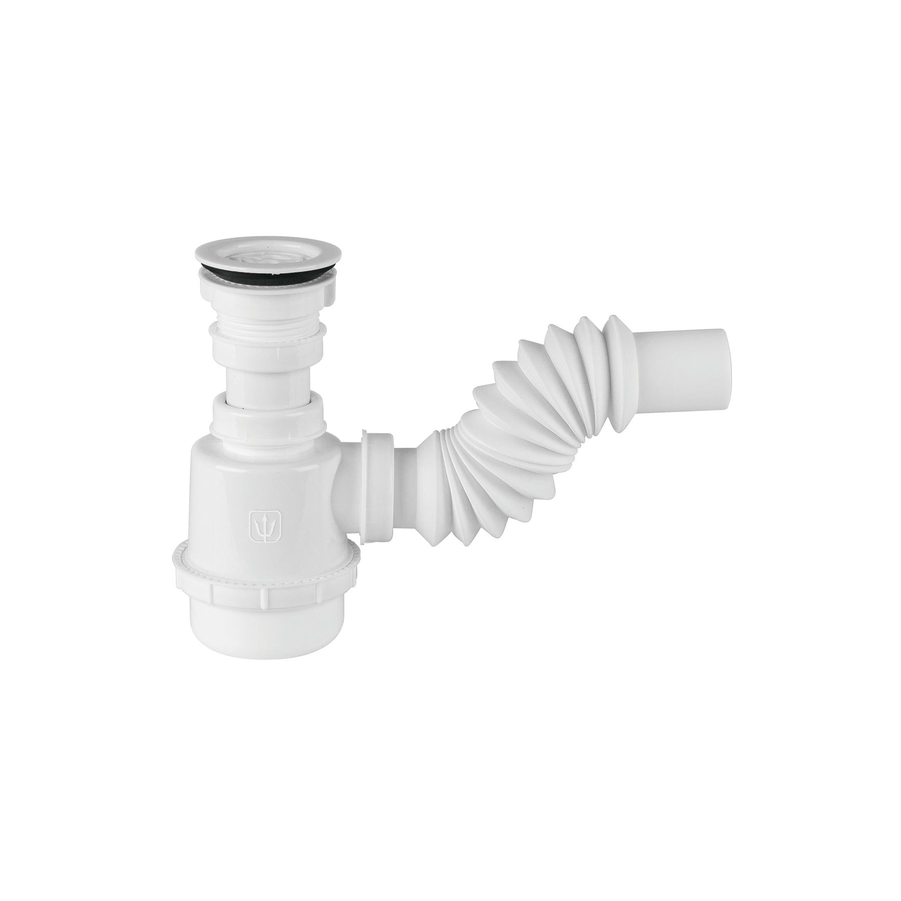 Cespol de bote 1 1/2', contra, polipropileno, para fregadero