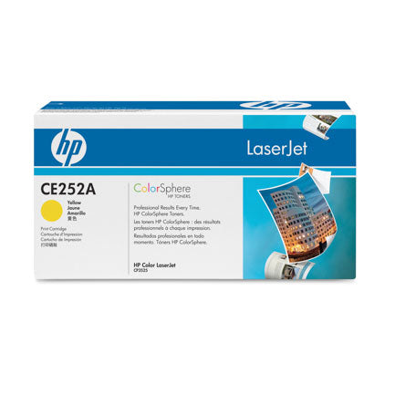HEWLETT PACKARD - TONER HP CP3525 CM3530 MFP AMARILLO