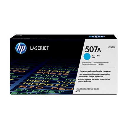 HEWLETT PACKARD - TONER HP 507A CYAN
