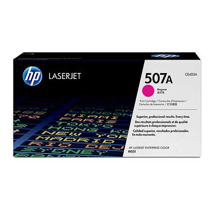 HEWLETT PACKARD - TONER HP 507A MAGENTA