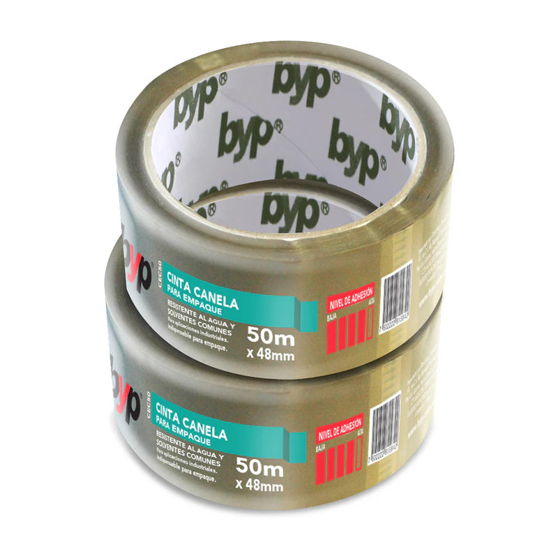 Cinta canela para empaque 48mm x 150m