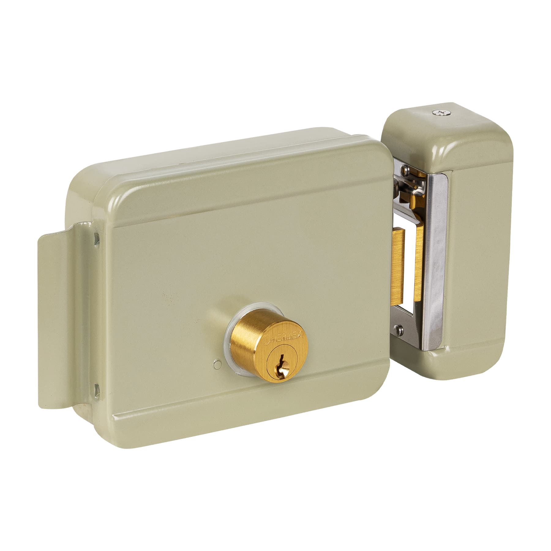 Cerradura electromecanica sin boton, derecha, HERMEX