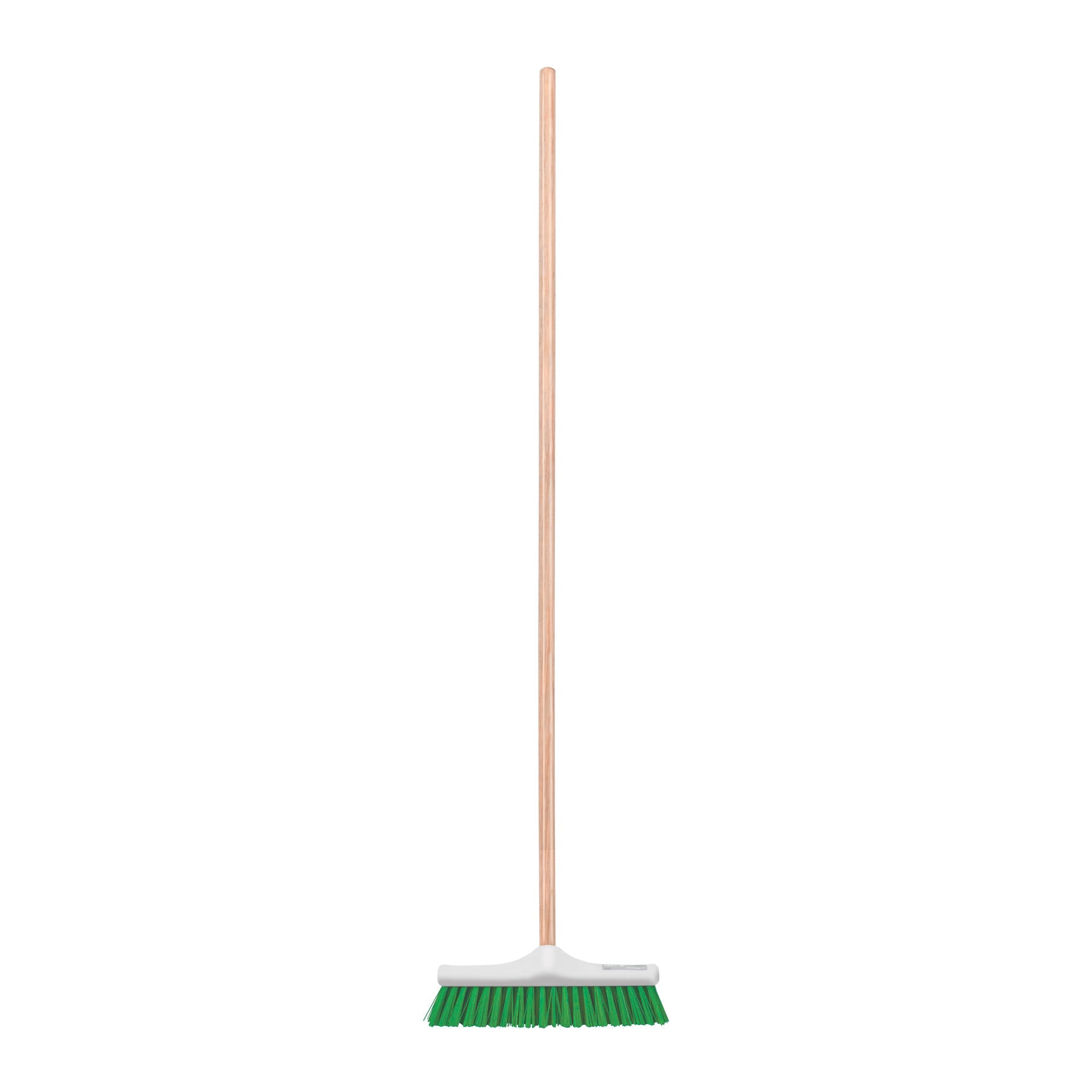 Cepillo industrial cerda rigida de 30 cm, baston de madera