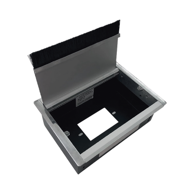 THORSMAN - Caja universal vacía de 1 módulo para instalación en escritorio (voz, datos, vídeo, contactos eléctricos), (No incluye accesorios)