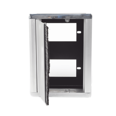 THORSMAN - Caja Universal Vacía de 2 Módulos para Instalación en Escritorio (Voz, Datos, Video, Contactos Eléctricos), (No Incluye Accesorios)