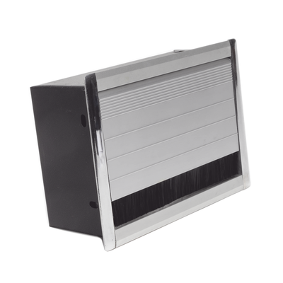 THORSMAN - Caja Universal Vacía de 2 Módulos para Instalación en Escritorio (Voz, Datos, Video, Contactos Eléctricos), (No Incluye Accesorios)