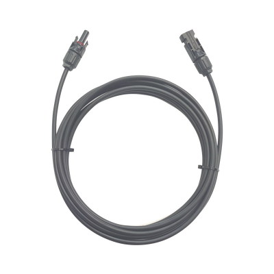 EPCOM POWERLINE - Cable Fotovoltaico / 1 metro / Color Negro / Calibre 10 AWG / Terminal MC4-Macho y Hembra en  ambos extremos