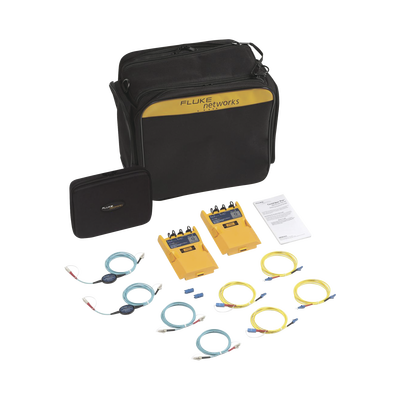 FLUKE NETWORKS - Kit de Extensión de Módulos CertiFiber Pro Quad, para Fibra Óptica Multimodo 50µm y Monomodo